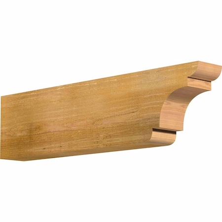 Ekena Millwork New Brighton Rough Sawn Rafter Tail, Western Red Cedar, 4"W x 8"H x 32"L RFT04X08X32NEB00RWR